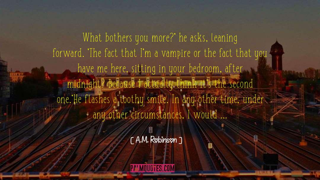 After Midnight quotes by A.M. Robinson