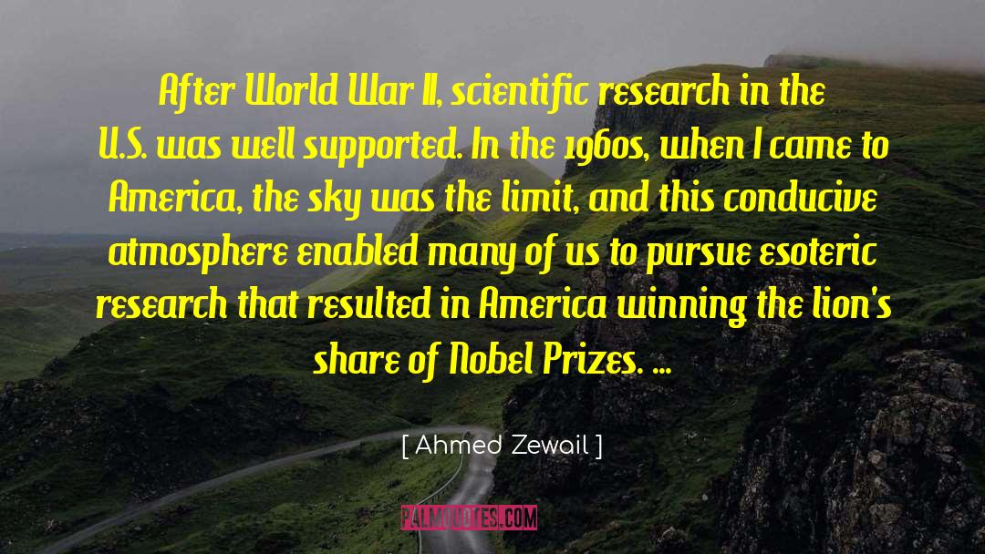 After World quotes by Ahmed Zewail