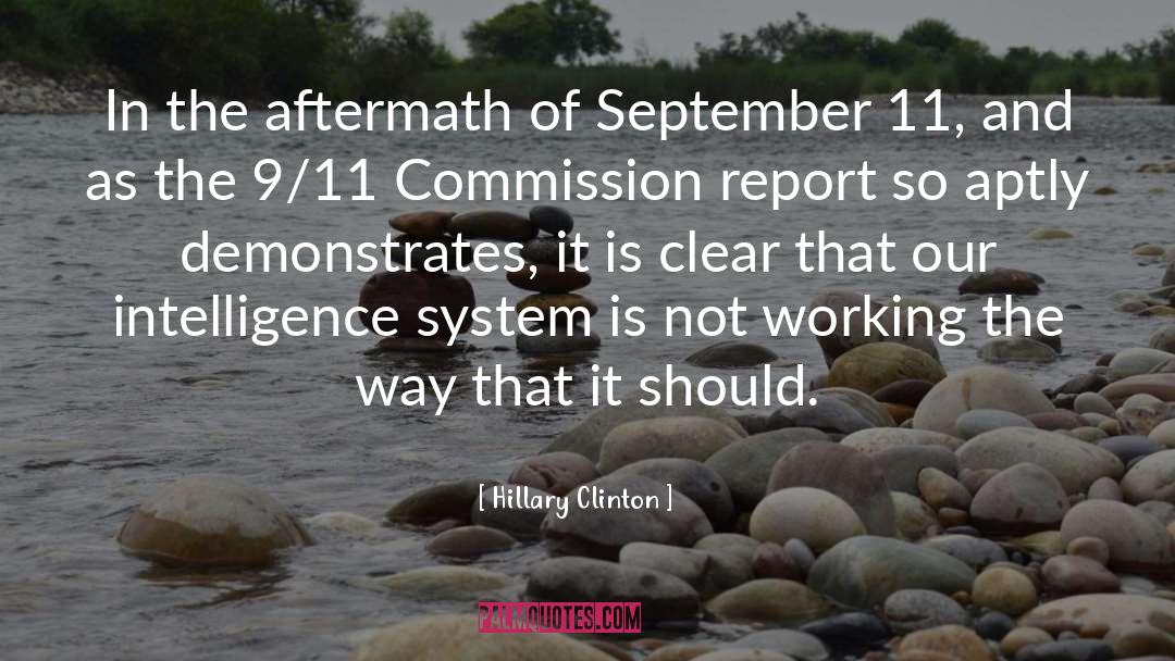 Aftermath quotes by Hillary Clinton