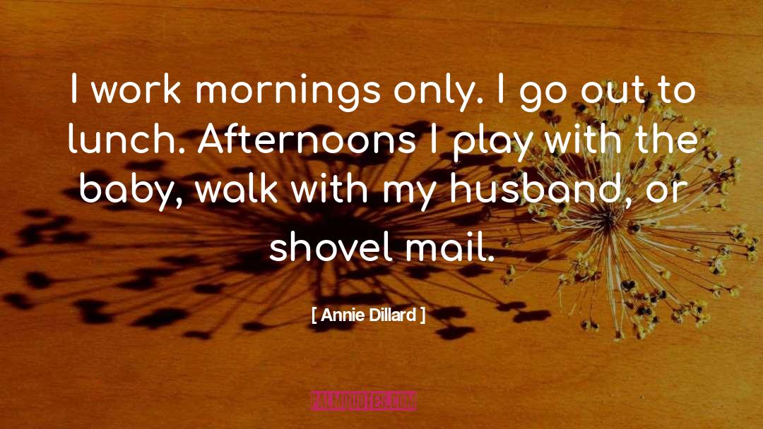 Afternoons quotes by Annie Dillard