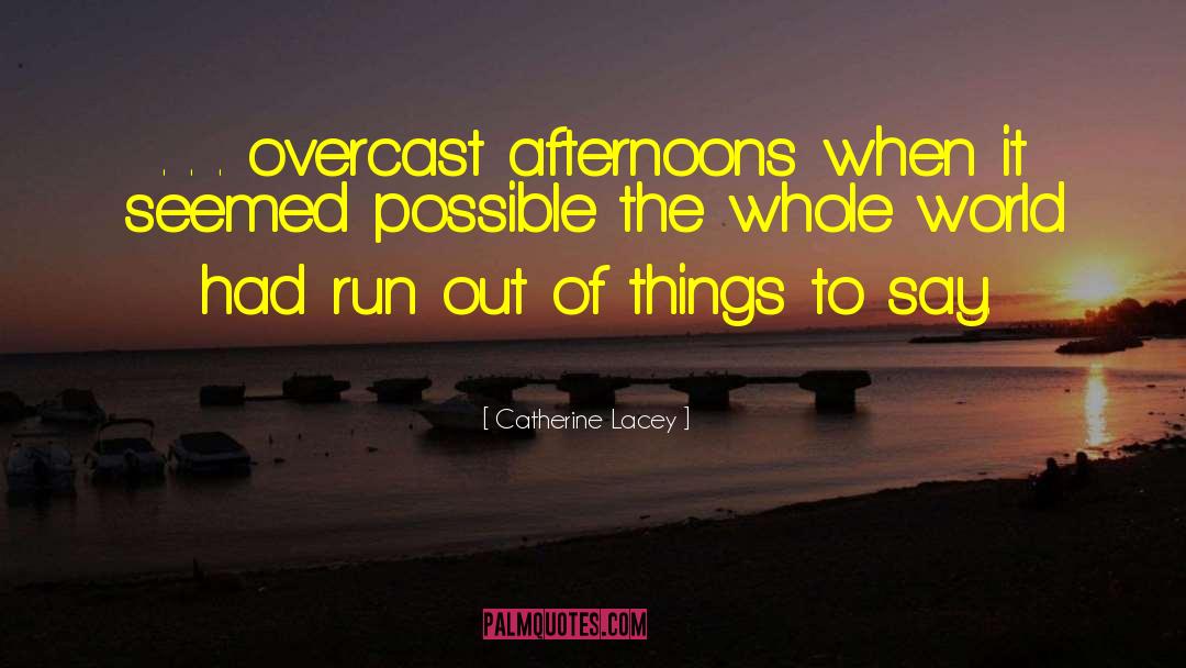 Afternoons quotes by Catherine Lacey