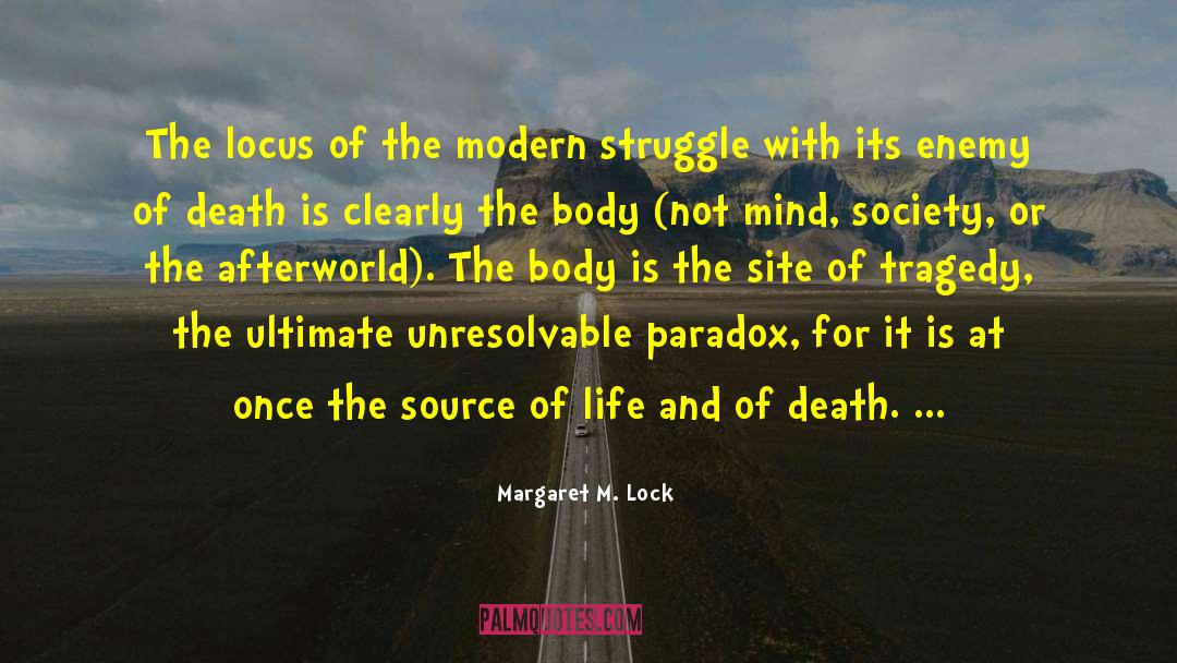 Afterworld quotes by Margaret M. Lock