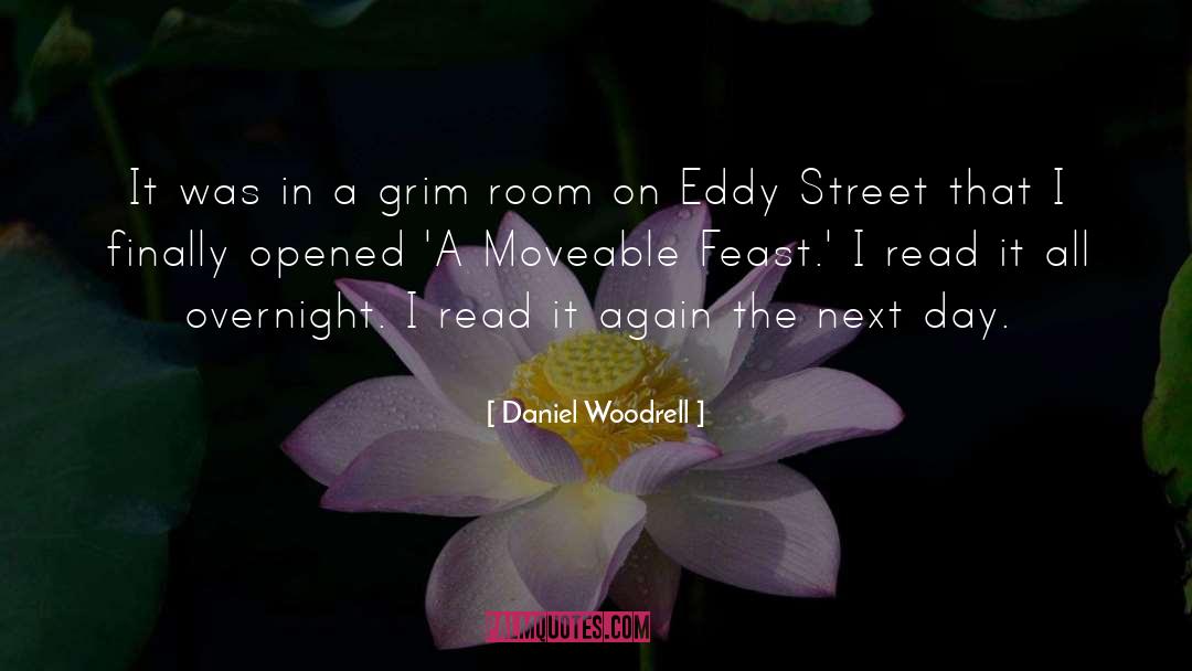 Again quotes by Daniel Woodrell