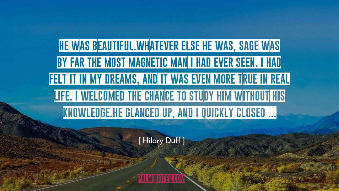 Again quotes by Hilary Duff