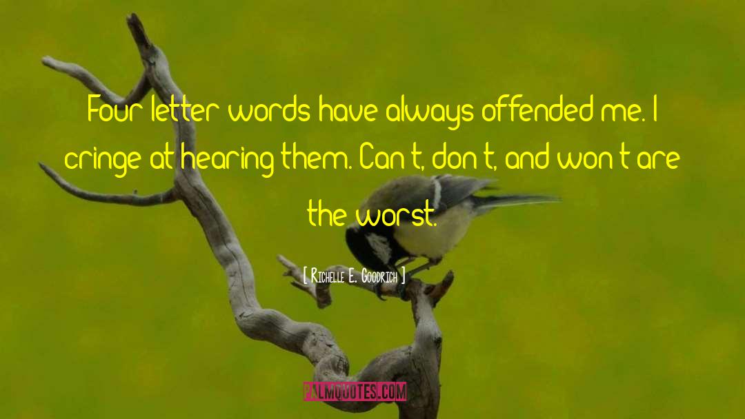 Against Curse Words quotes by Richelle E. Goodrich