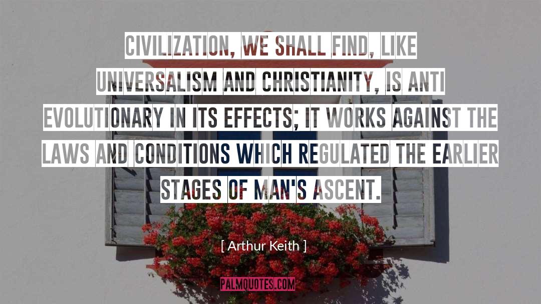 Against Life quotes by Arthur Keith