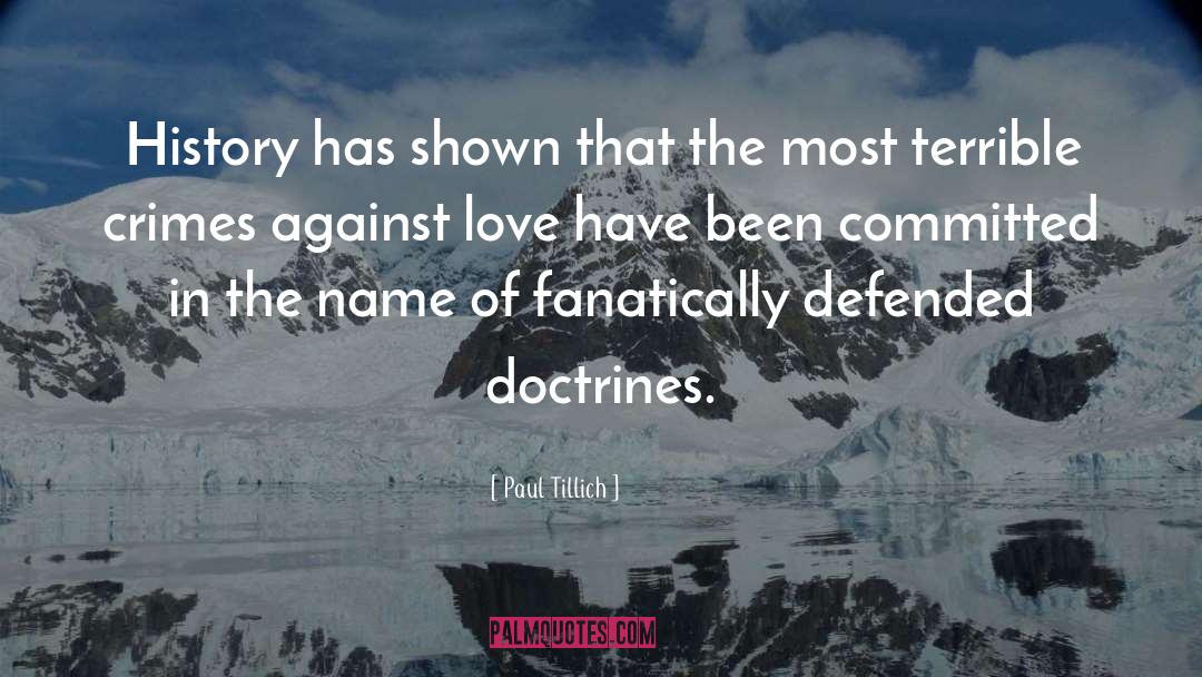 Against Love quotes by Paul Tillich