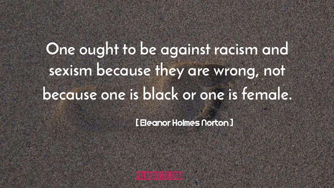 Against Racism quotes by Eleanor Holmes Norton