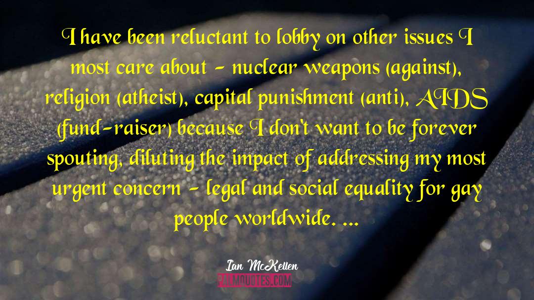 Against Religion quotes by Ian McKellen