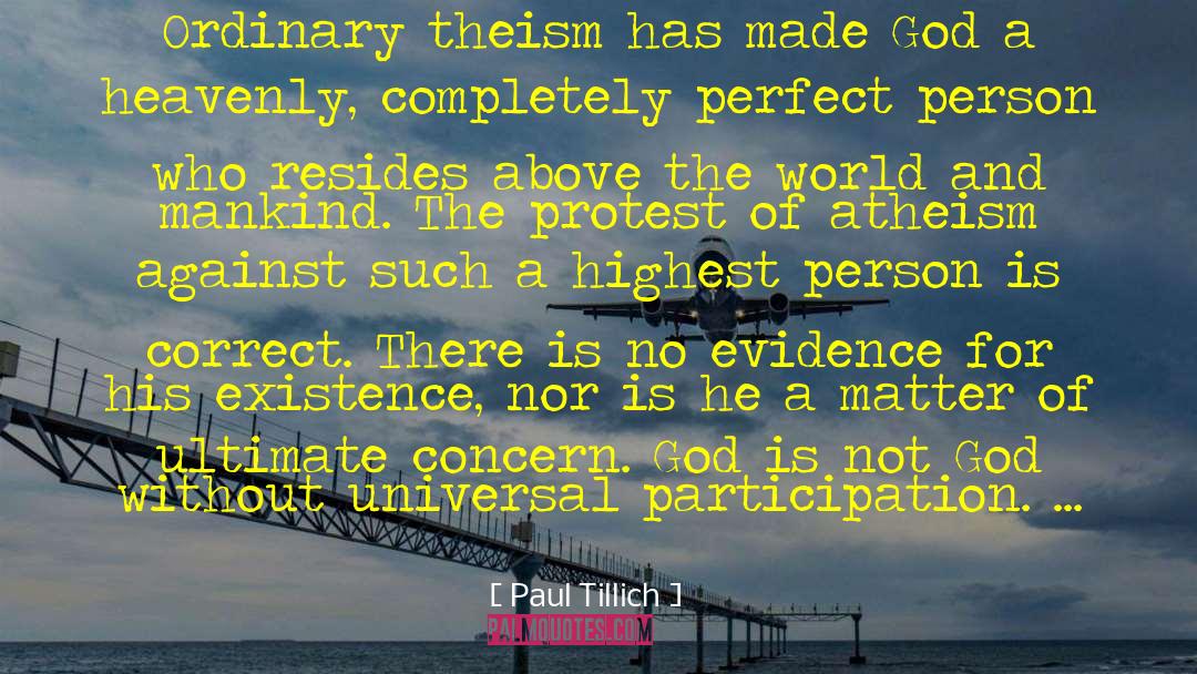 Against The Heavenly Prophets quotes by Paul Tillich