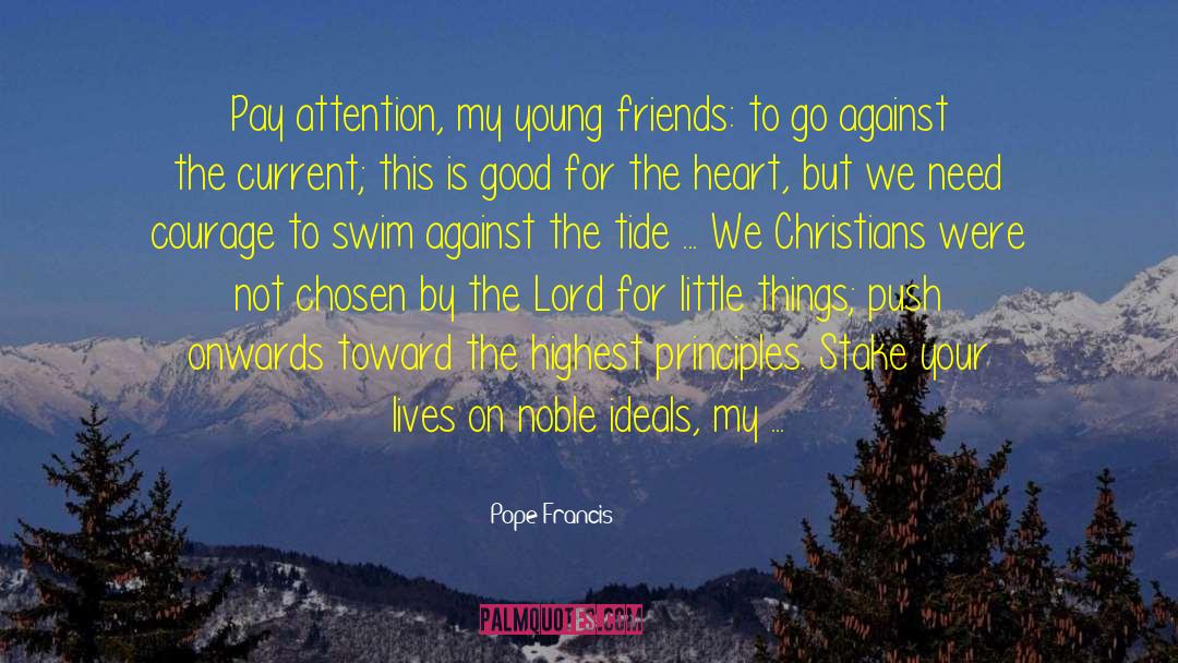 Against The Tide quotes by Pope Francis