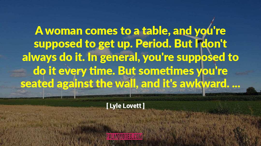 Against The Wall quotes by Lyle Lovett