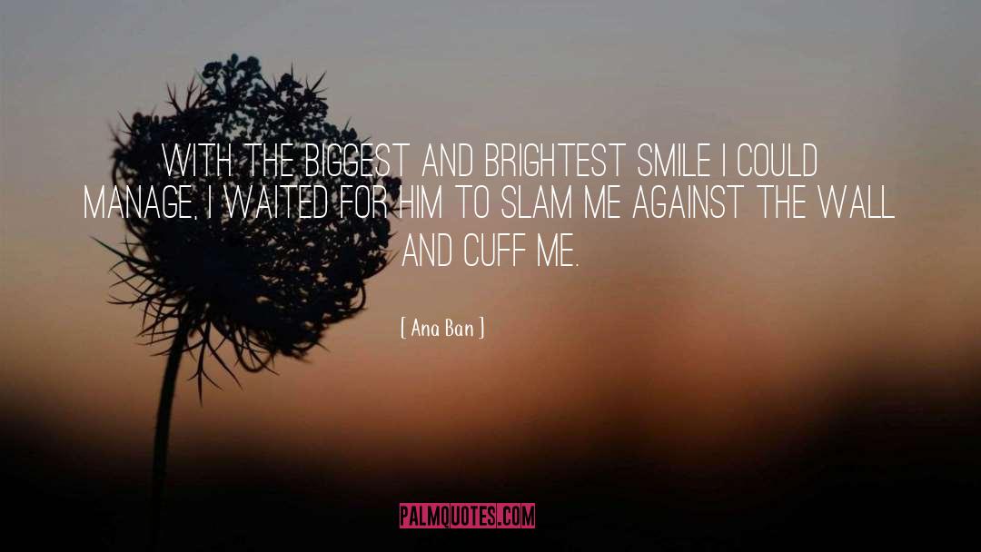 Against The Wall quotes by Ana Ban