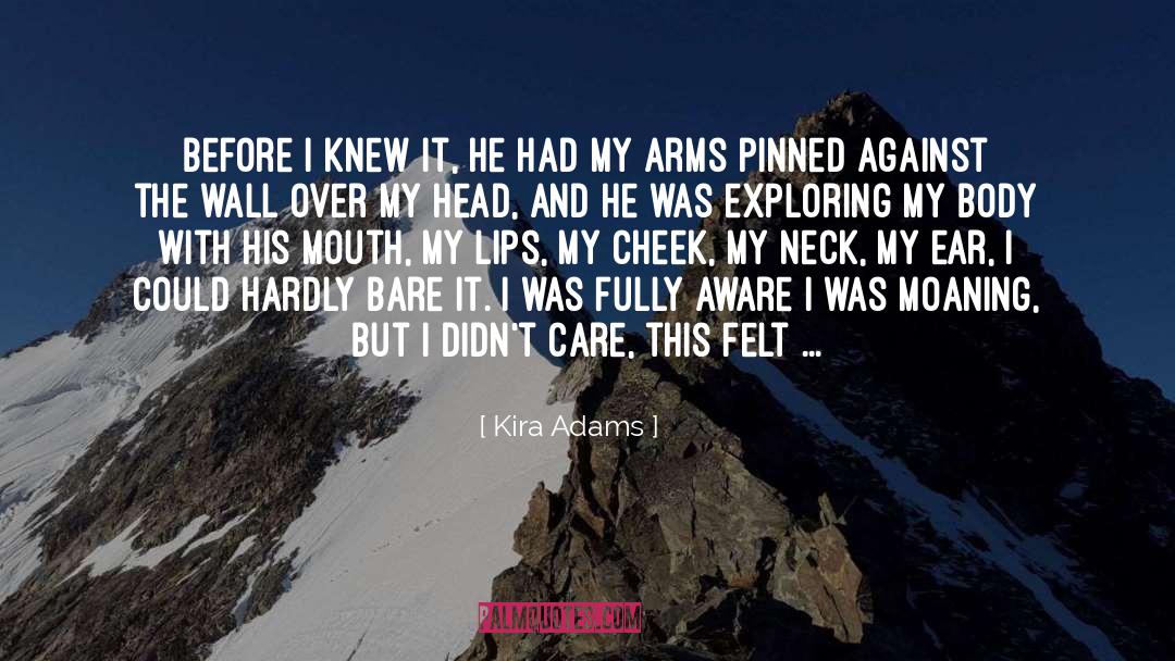 Against The Wall quotes by Kira Adams