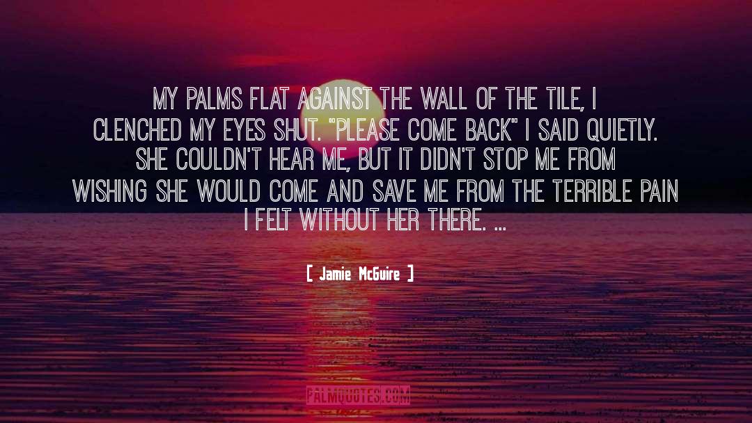 Against The Wall quotes by Jamie McGuire