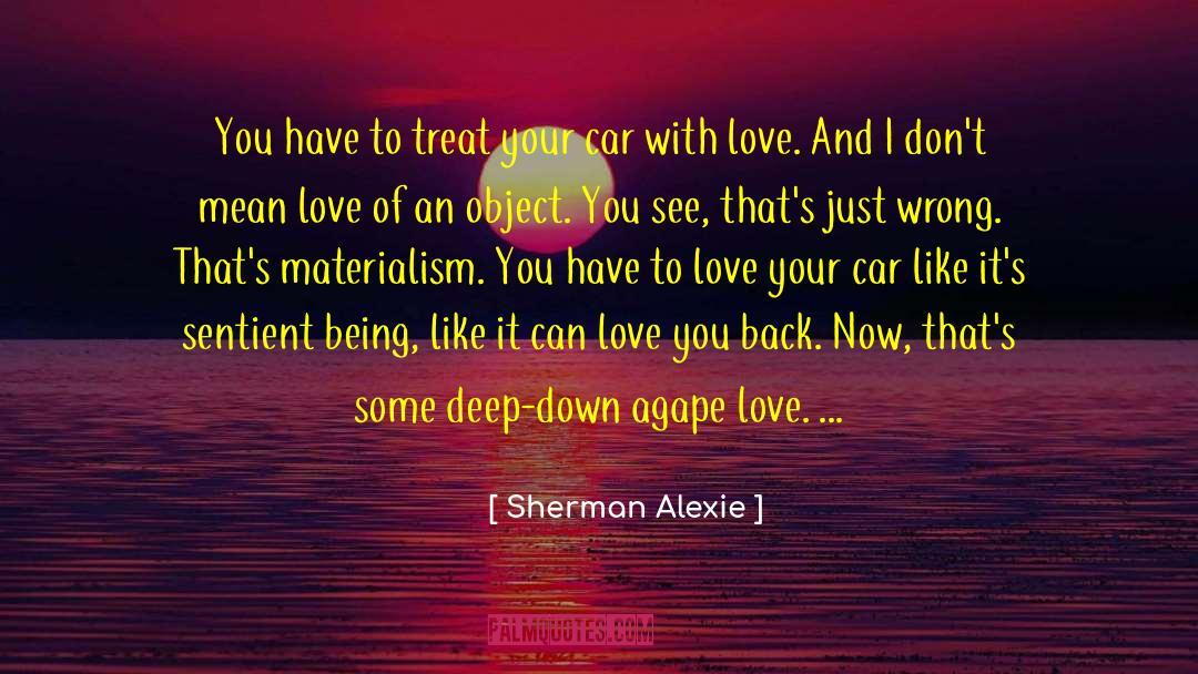 Agape Love quotes by Sherman Alexie