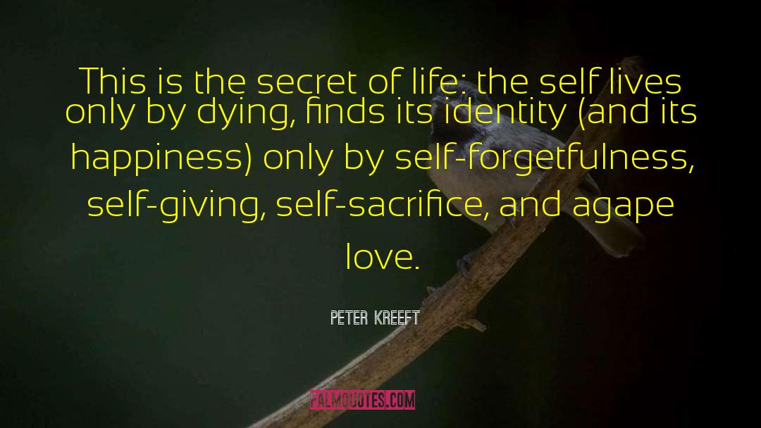 Agape quotes by Peter Kreeft