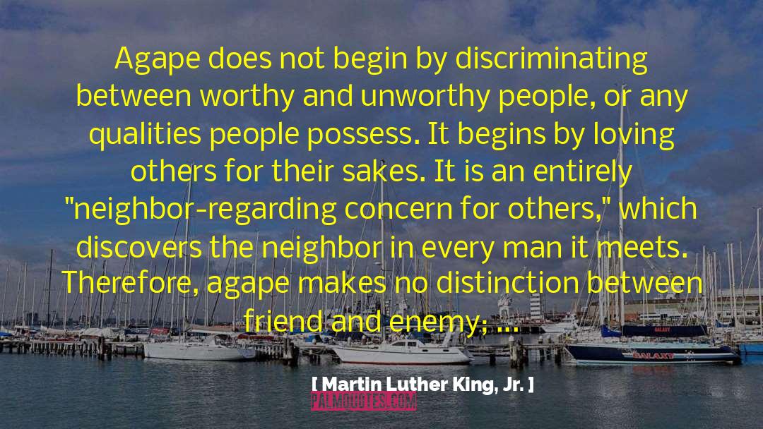 Agape quotes by Martin Luther King, Jr.