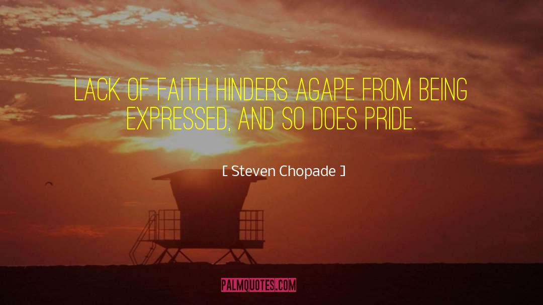 Agape quotes by Steven Chopade