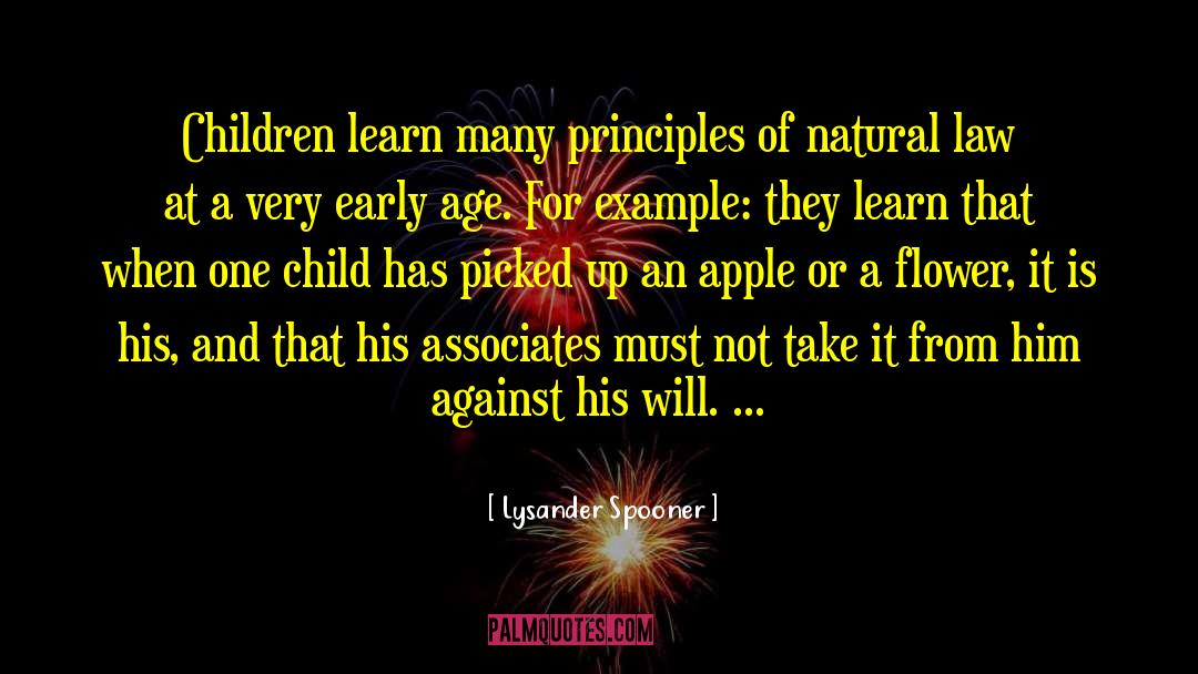 Age 7 quotes by Lysander Spooner