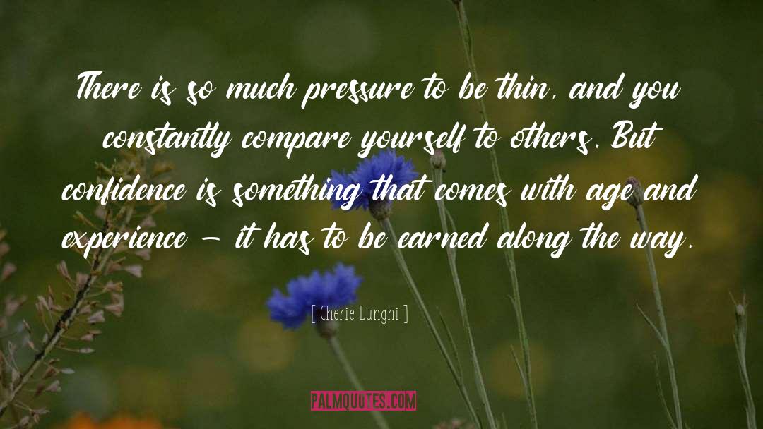 Age And Experience quotes by Cherie Lunghi