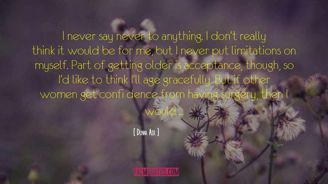 Age Gracefully quotes by Donna Air