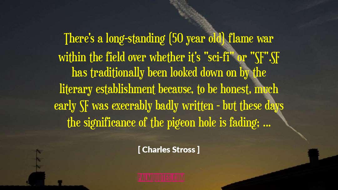 Age Gracefully quotes by Charles Stross