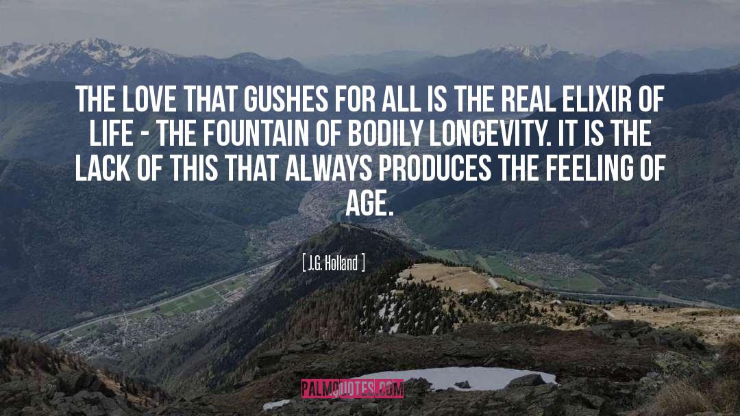 Age Life quotes by J.G. Holland