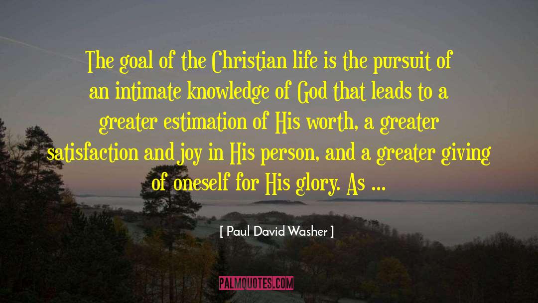 Age Life quotes by Paul David Washer