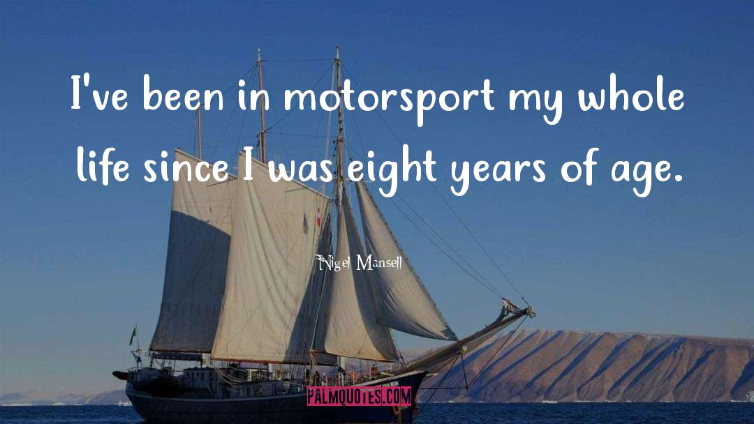 Age Life quotes by Nigel Mansell