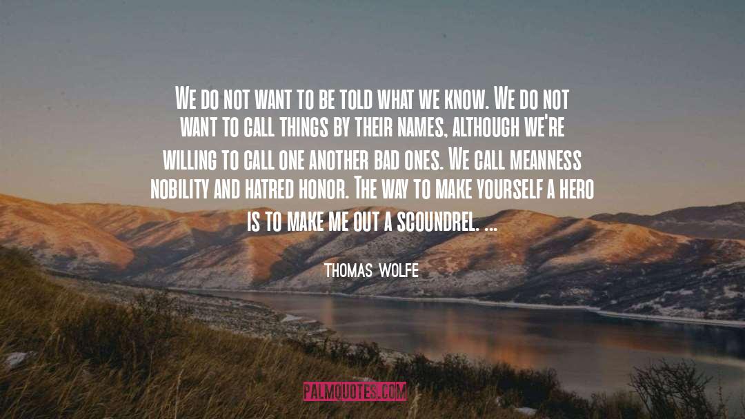 Age Nobility Wisdom quotes by Thomas Wolfe
