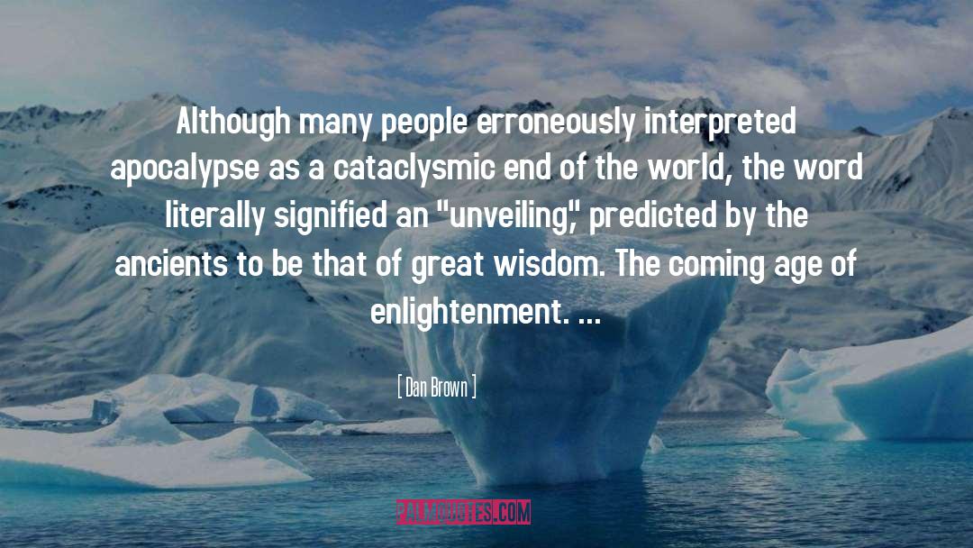 Age Of Enlightenment quotes by Dan Brown