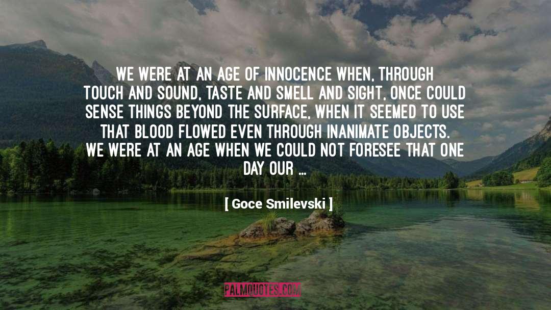 Age Of Innocence quotes by Goce Smilevski
