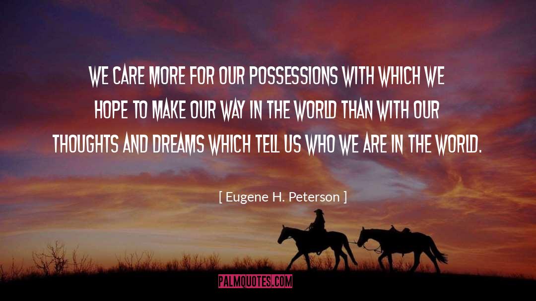 Aged Care quotes by Eugene H. Peterson