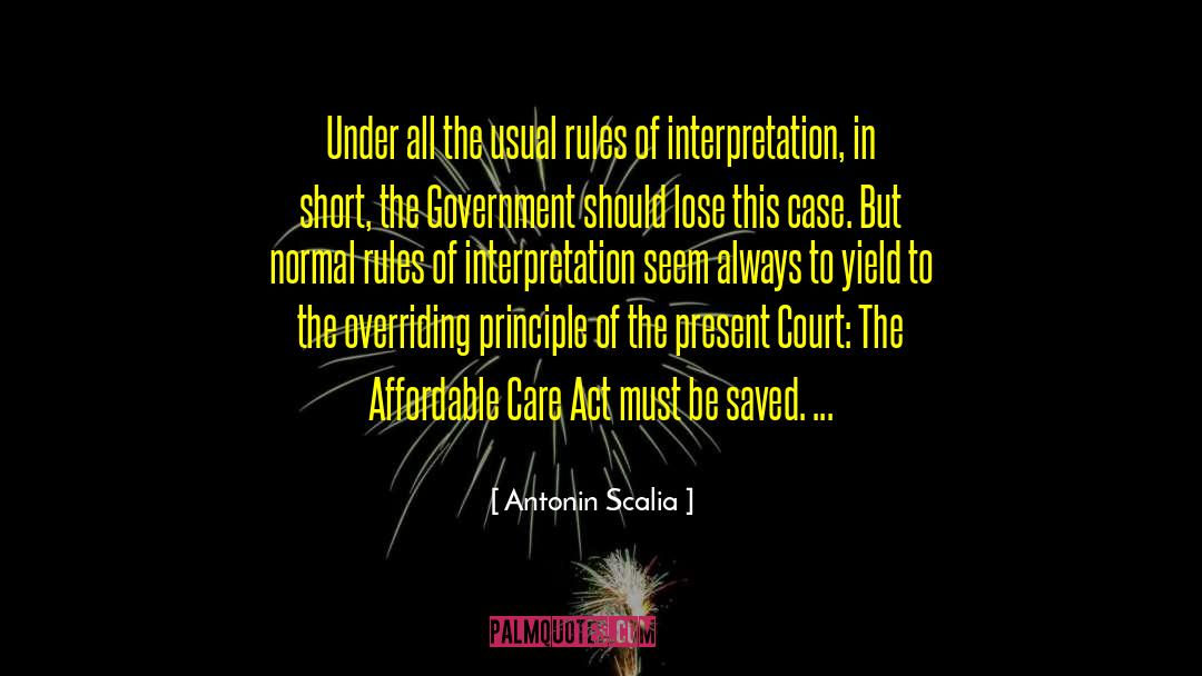 Aged Care quotes by Antonin Scalia