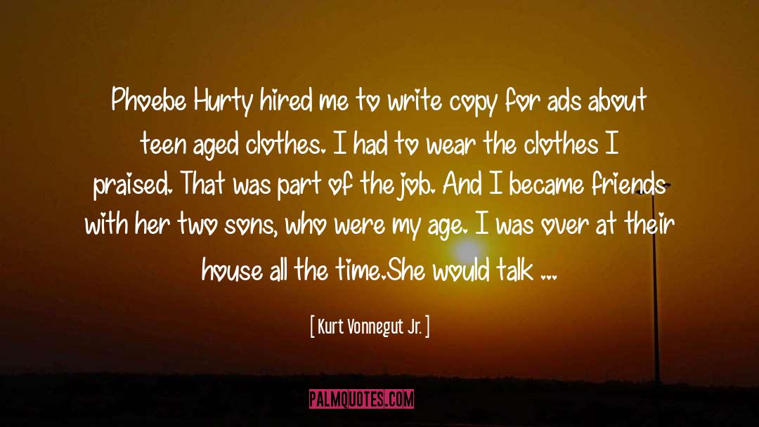 Aged quotes by Kurt Vonnegut Jr.