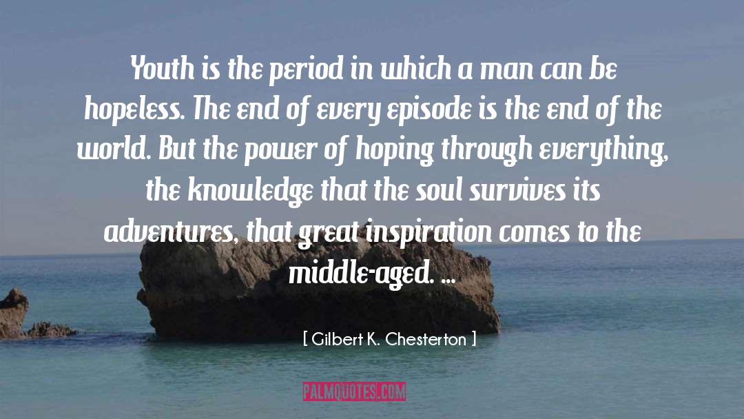 Aged quotes by Gilbert K. Chesterton