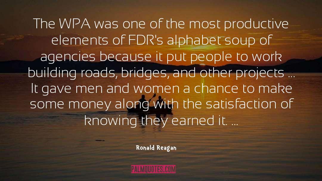 Agency quotes by Ronald Reagan
