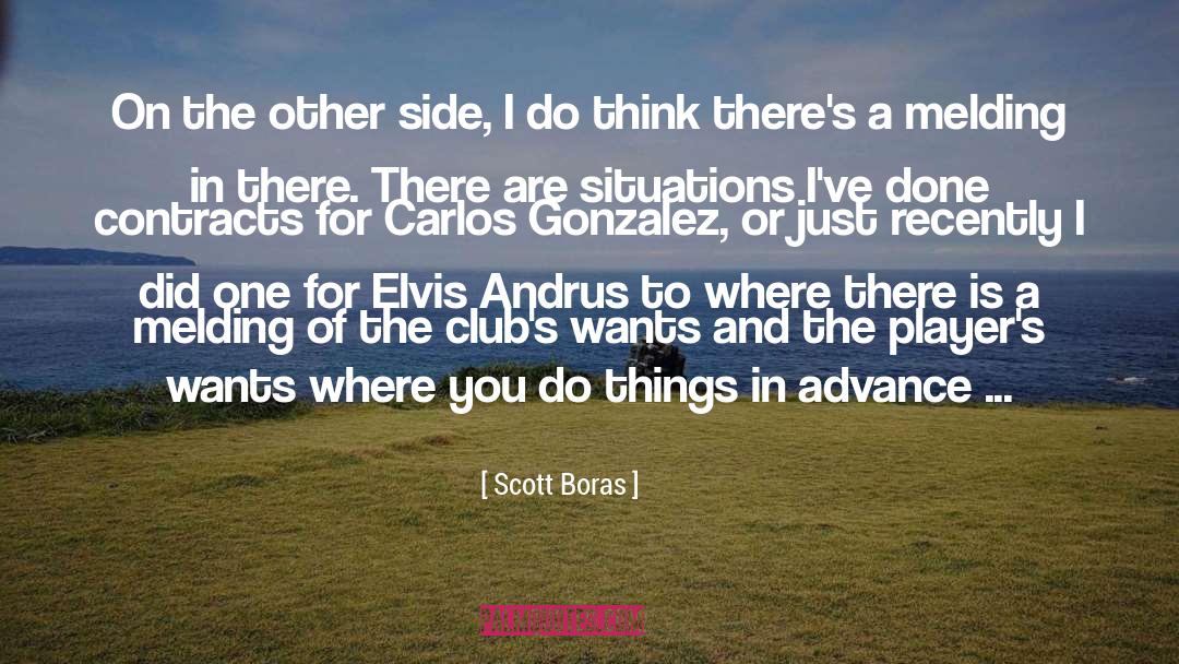 Agency quotes by Scott Boras