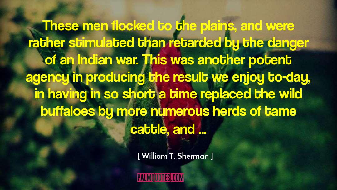 Agency quotes by William T. Sherman