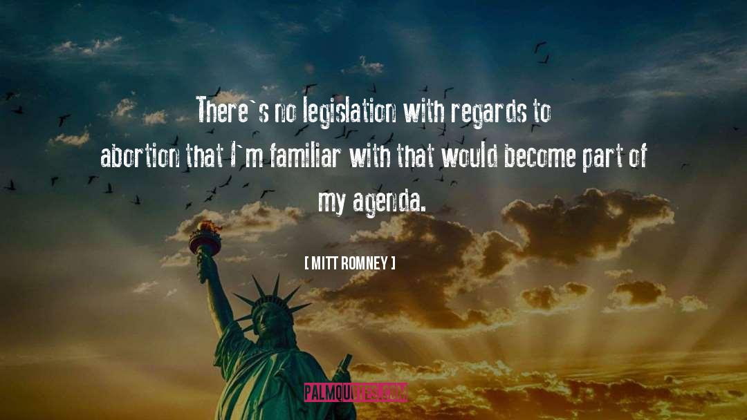 Agenda quotes by Mitt Romney