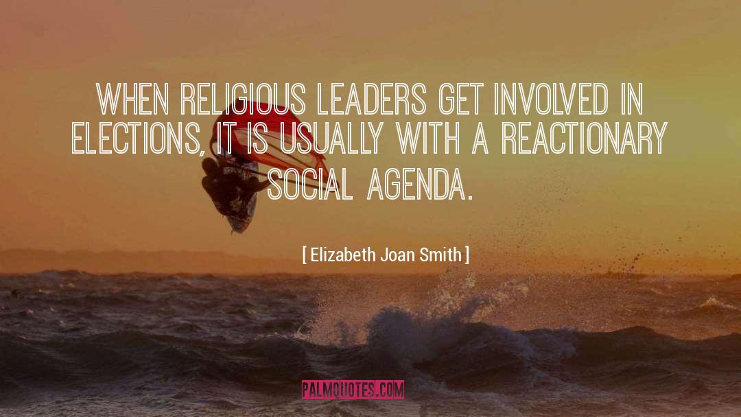 Agenda quotes by Elizabeth Joan Smith