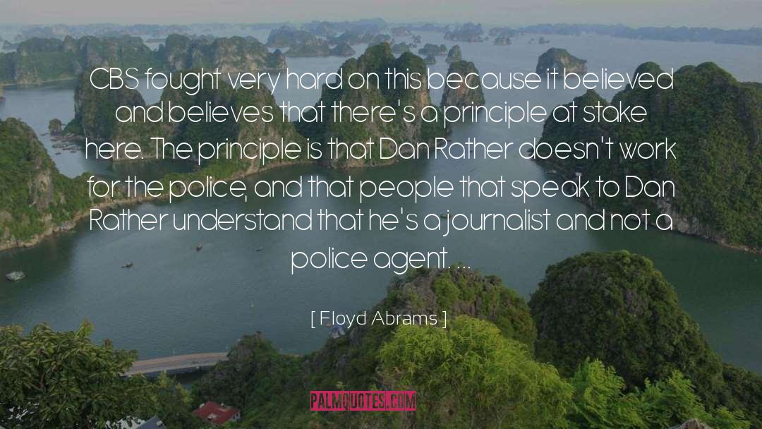 Agent Knudsen quotes by Floyd Abrams