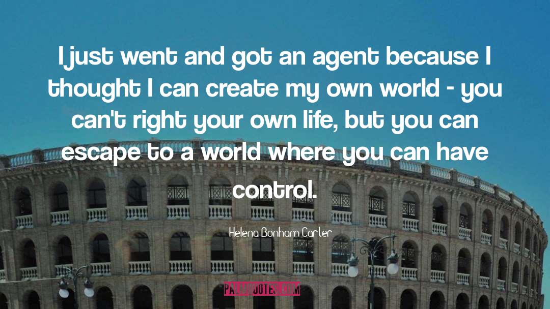 Agent quotes by Helena Bonham Carter