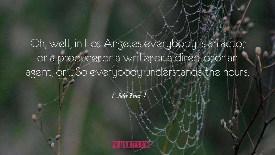Agent quotes by Julie Benz