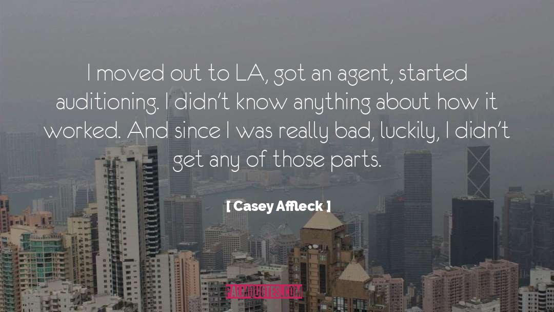 Agent Townsend quotes by Casey Affleck