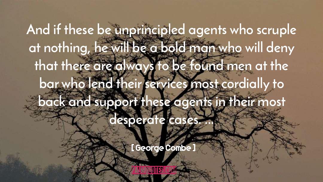 Agents quotes by George Combe