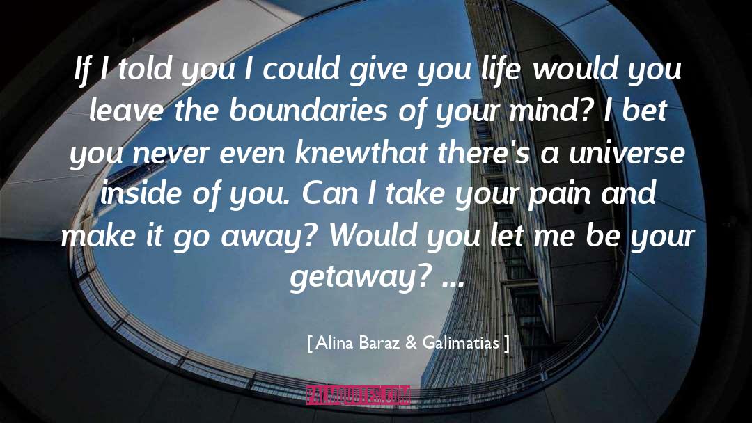 Aggregate Pain quotes by Alina Baraz & Galimatias