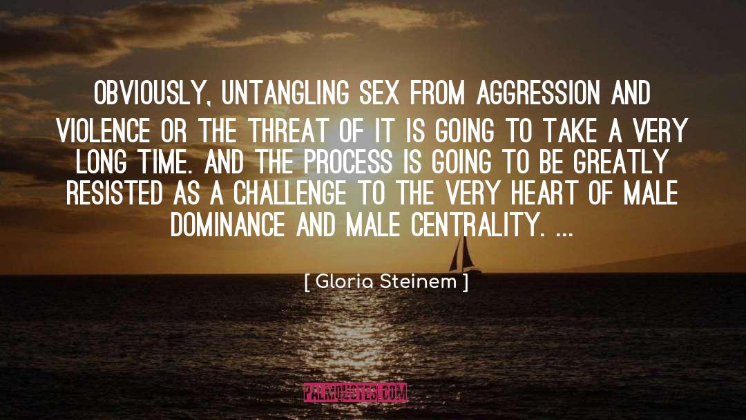 Aggression And Violence quotes by Gloria Steinem