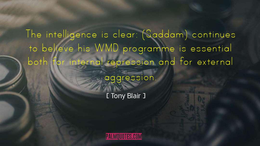 Aggression quotes by Tony Blair